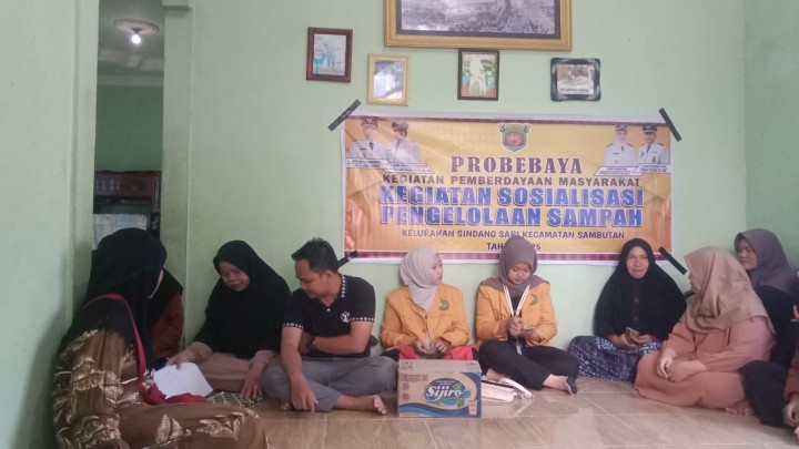 Sosialisasi Pengolahan Sampah.