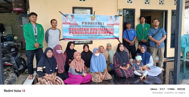 Sosialisasi Pengolahan Sampah. (PROBEBAYA)