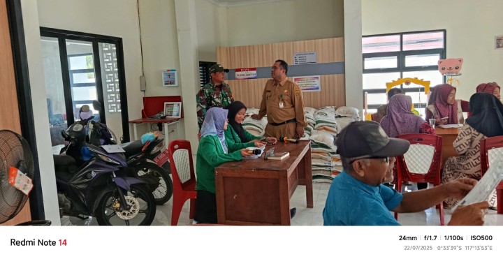 Pendistribusian Bantuan Pangan Dalam Program Pangan Cadangan Bantuan Pangan (CBP) 2025 untuk bulan Juni-Juli 2025.
