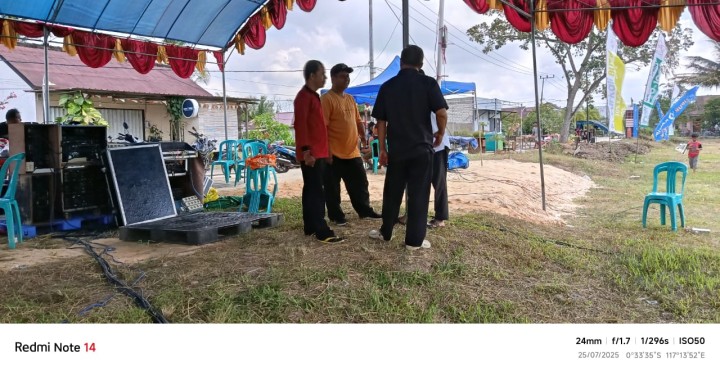 Monitoring persiapan penyambutan pak Wawalikota dan para tamu undangan dalam rangka hari jadi sindang sari yang ke 43.