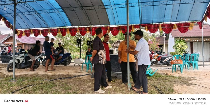 Monitoring persiapan penyambutan pak Wawalikota dan para tamu undangan dalam rangka hari jadi sindang sari yang ke 43.