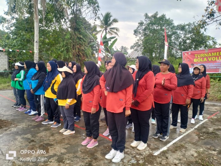 Lomba Voli Tingkat RT di Kelurahan Sindang Sari