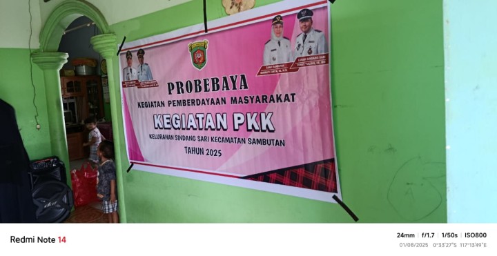 Kegiatan PKK RT.10 Sindang Sari di Bidang Pemberdayaan (PROBEBAYA).