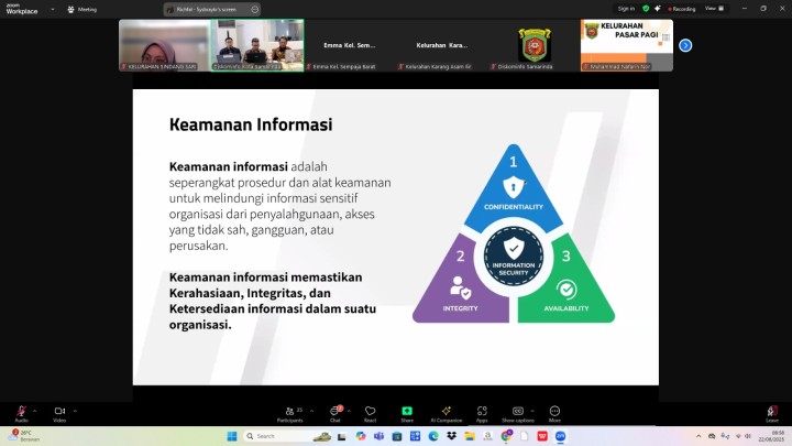 sosialisasi securuty awareness.