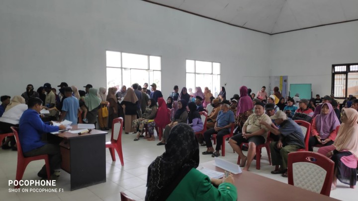 Pembagian Kartu SSN,  3 kelurahan, Makroman, Pulau atas, dan Sindang Sari.