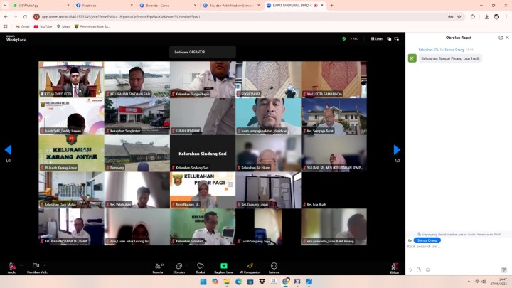 Rapat Paripurna DPRD Kota Samarinda Masa Persidangan II Tahun 2025