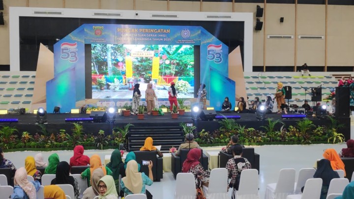 Pendampingan Kader PKK Kegiatan lomba Teater PKK tingkat kecamatan.