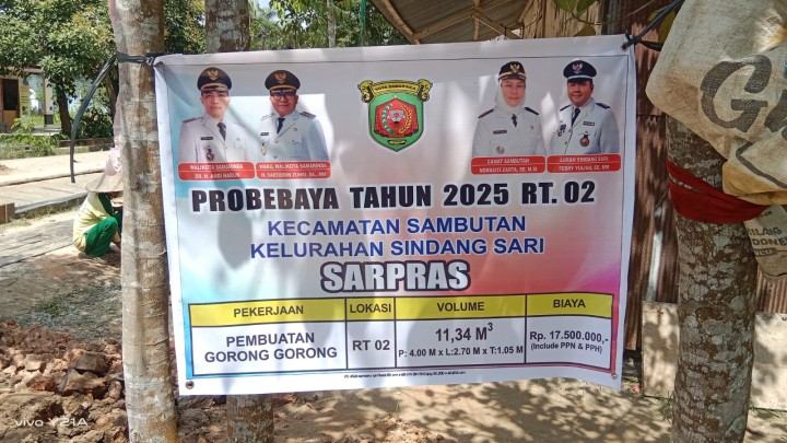 Meninjau pengerjaan semenisasi dan pengukuran semenisasi jalan Masaji RT. 2,Gg. Baru RT. 2 dan Gg. Nangka RT. 1 Bidang Sapras (Probebaya)