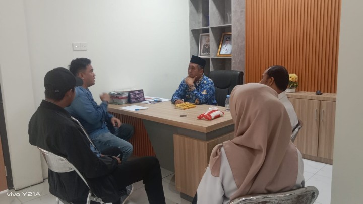 Menerima Tamu dari kota samarinda.