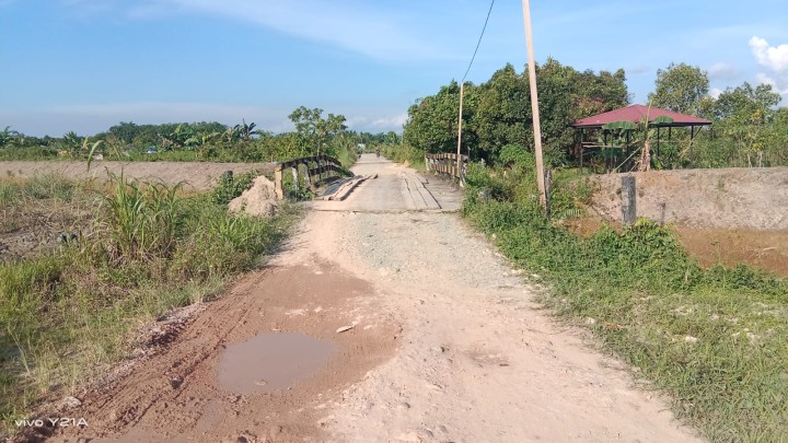 Monitoring Jembatan dan Cek Fisik Pengerjaan Jembatan Sungai Manggis