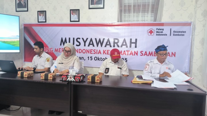 Undangan Musyawarah PMI Kecamatan Sambutan.