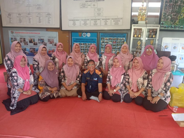 Pertemuan Pokja kampung KB Gema Kencana.