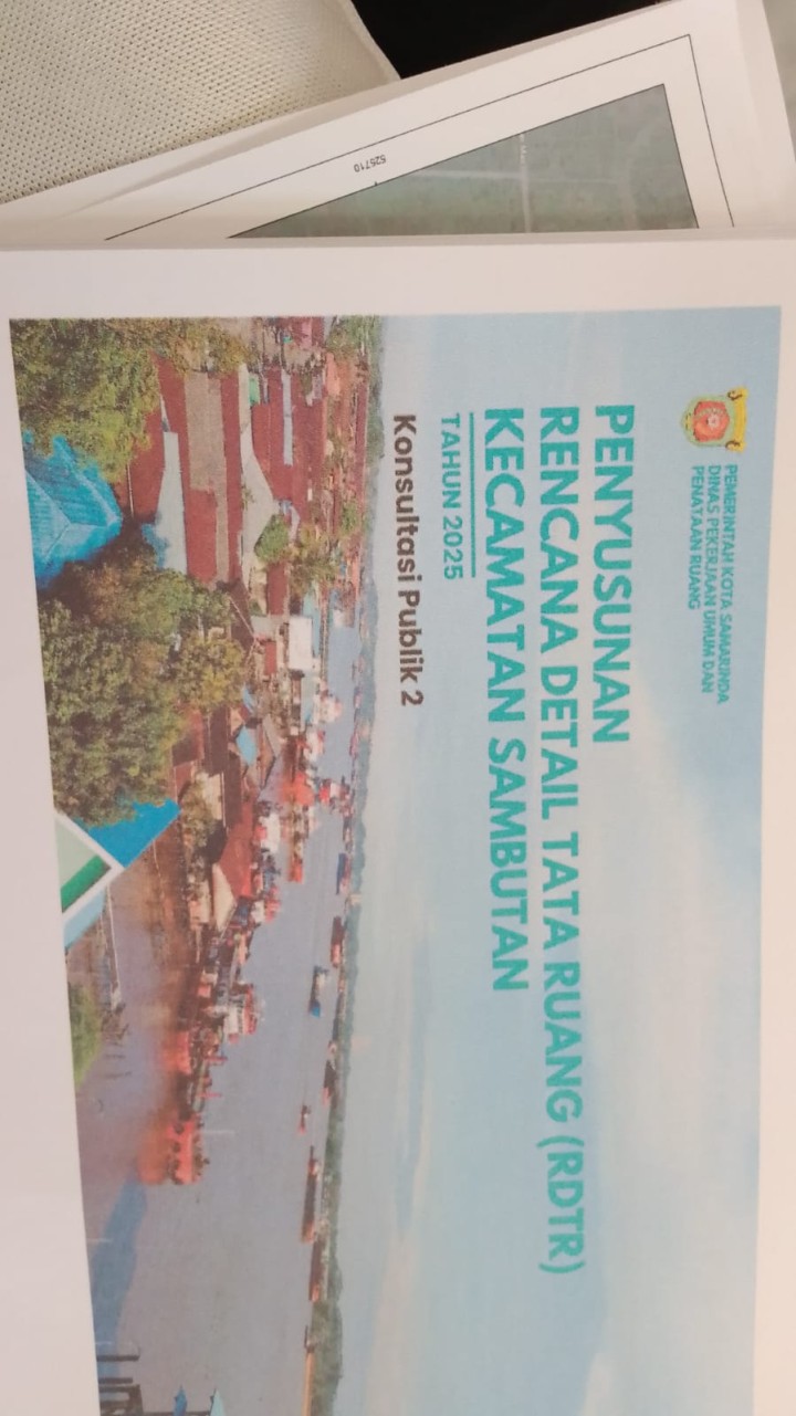 Kegiatan Rapat Penyusunan Rencana Detail Tata Ruang (RDTR) Kecamatan sambutan Tahun 2025.
