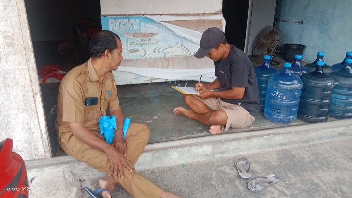 Monitoring Pendataan yang mempunyai Rumah Sarang walet di RT. 1 dan RT.7 . RT.3