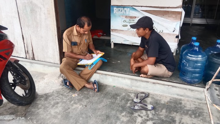 Monitoring Pendataan yang mempunyai Rumah Sarang walet di RT. 1 dan RT.7 . RT.3