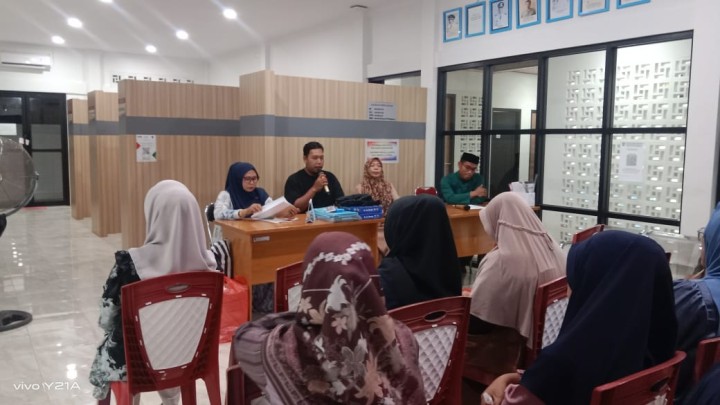 Menghadiri Rapat Kepanitian MTQ di Kelurahan Sindang Sari