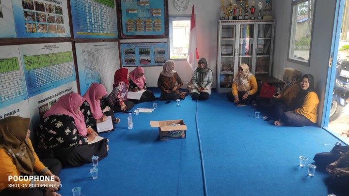Kegiatan Pertemuan Rutin Bulanan PKK