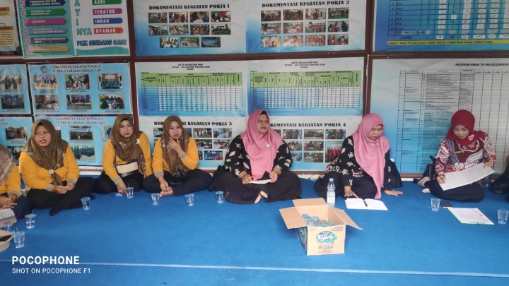 Kegiatan Pertemuan Rutin Bulanan PKK