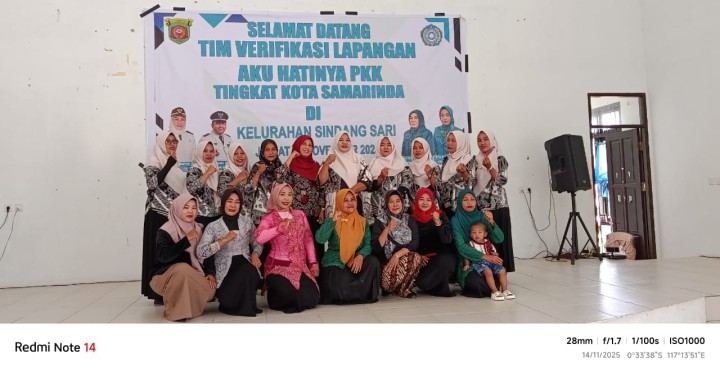 Kunjungan Tim Verifikasi Lapangan Aku Hatinya PKK Tingkat Kota Samarinda