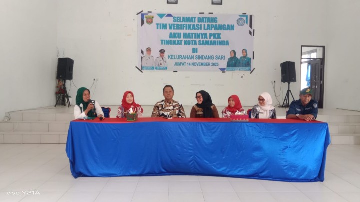 Kunjungan Tim Verifikasi Lapangan Aku Hatinya PKK Tingkat Kota Samarinda