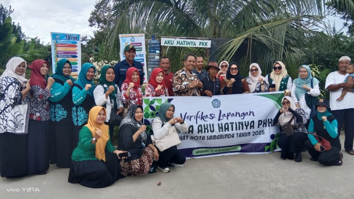 Kunjungan Tim Verifikasi Lapangan Aku Hatinya PKK Tingkat Kota Samarinda