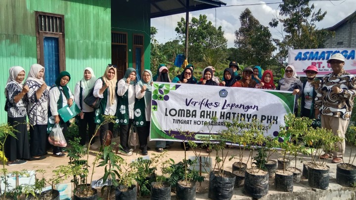 Kunjungan Tim Verifikasi Lapangan Aku Hatinya PKK Tingkat Kota Samarinda