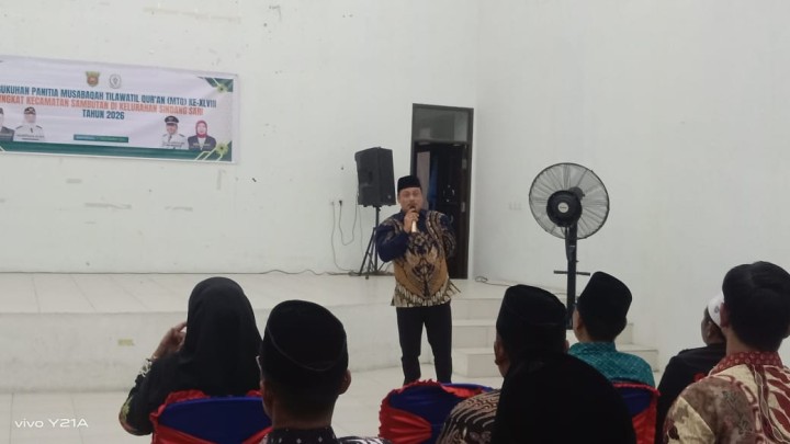 Pengukuhan Panitia MTQ ke 48   Tingkat Kecamatan Sambutan Tahun 2026.