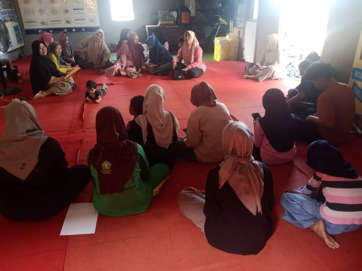 Pertemuan Poktan BKR dan Pik Remaja Kel Sindang Sari.