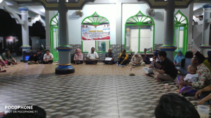 Kegiatan Rembug Warga di RT.5 Sindang Sari.