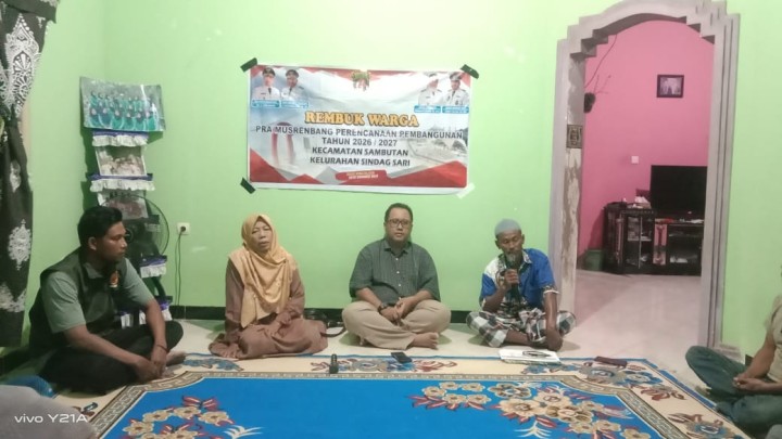 Kegiatan Rembug Warga RT.8 dan RT.9 Kelurahan Sindang Sari. Th anggaran 2026/2027.