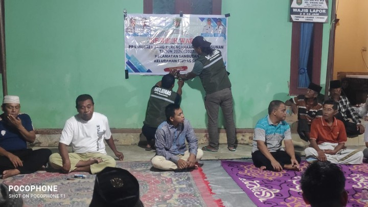 Kegiatan Rembug Warga RT.8 dan RT.9 Kelurahan Sindang Sari. Th anggaran 2026/2027.