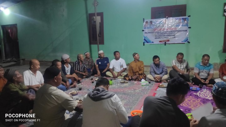 Kegiatan Rembug Warga RT.8 dan RT.9 Kelurahan Sindang Sari. Th anggaran 2026/2027.