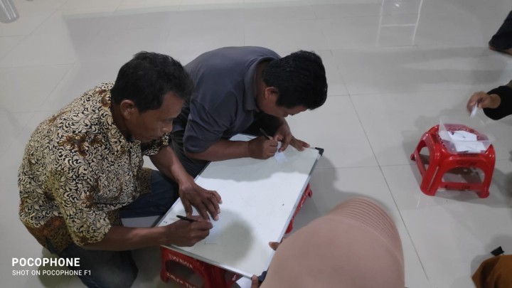 Kegiatan Pemilihan Ketua RT. 6 dan RT.8 Kelurahan Sindang Sari.