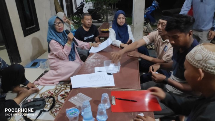 Kegiatan Pemilihan Ketua RT.1 dan RT.9 . alhamdulilah berjalan lancar dan tertib.