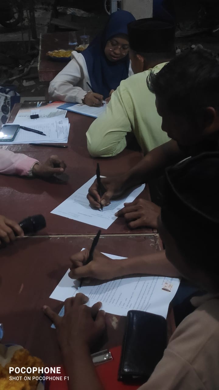 Kegiatan Pemilihan Ketua RT.1 dan RT.9 . alhamdulilah berjalan lancar dan tertib.