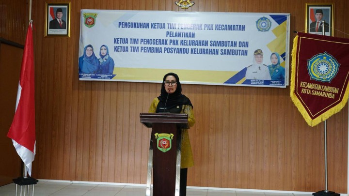 Undangan Pengukuhan Ketua TP  PKK Kec. Sambutan dan  Pelantikan Ketua TP PKK Kel. Sambutan.