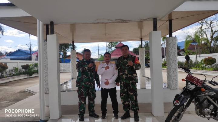 Pisah Sambut Babinsa Kelurahan Sindang Sari.