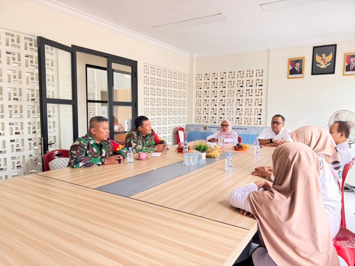 Pisah Sambut Babinsa Kelurahan Sindang Sari.