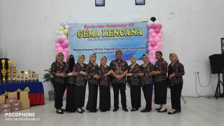 Syukuran Kampung KB GEMA KENCANA Kelurahan Sindang Sari.