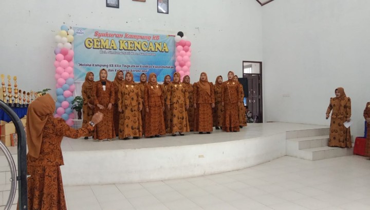 Syukuran Kampung KB GEMA KENCANA Kelurahan Sindang Sari.
