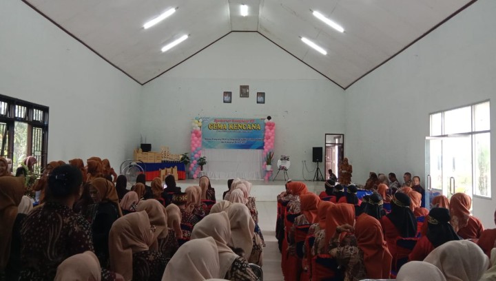 Syukuran Kampung KB GEMA KENCANA Kelurahan Sindang Sari.