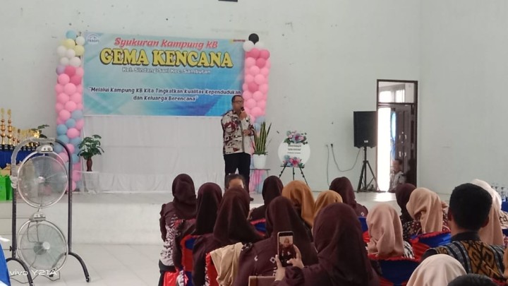 Syukuran Kampung KB GEMA KENCANA Kelurahan Sindang Sari.