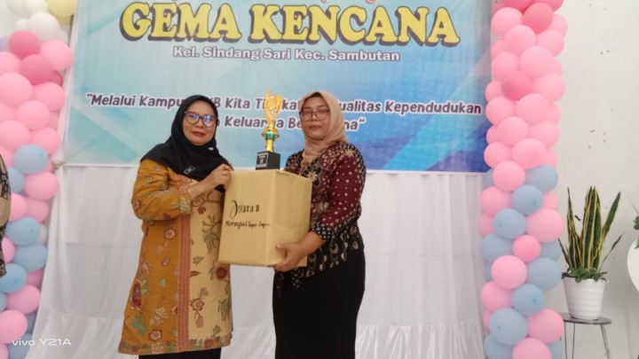 Syukuran Kampung KB GEMA KENCANA Kelurahan Sindang Sari.