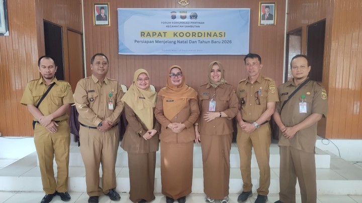 Rapat Koordinasi Persiapan Menjelang NATARU Kecamatan Sambutan.