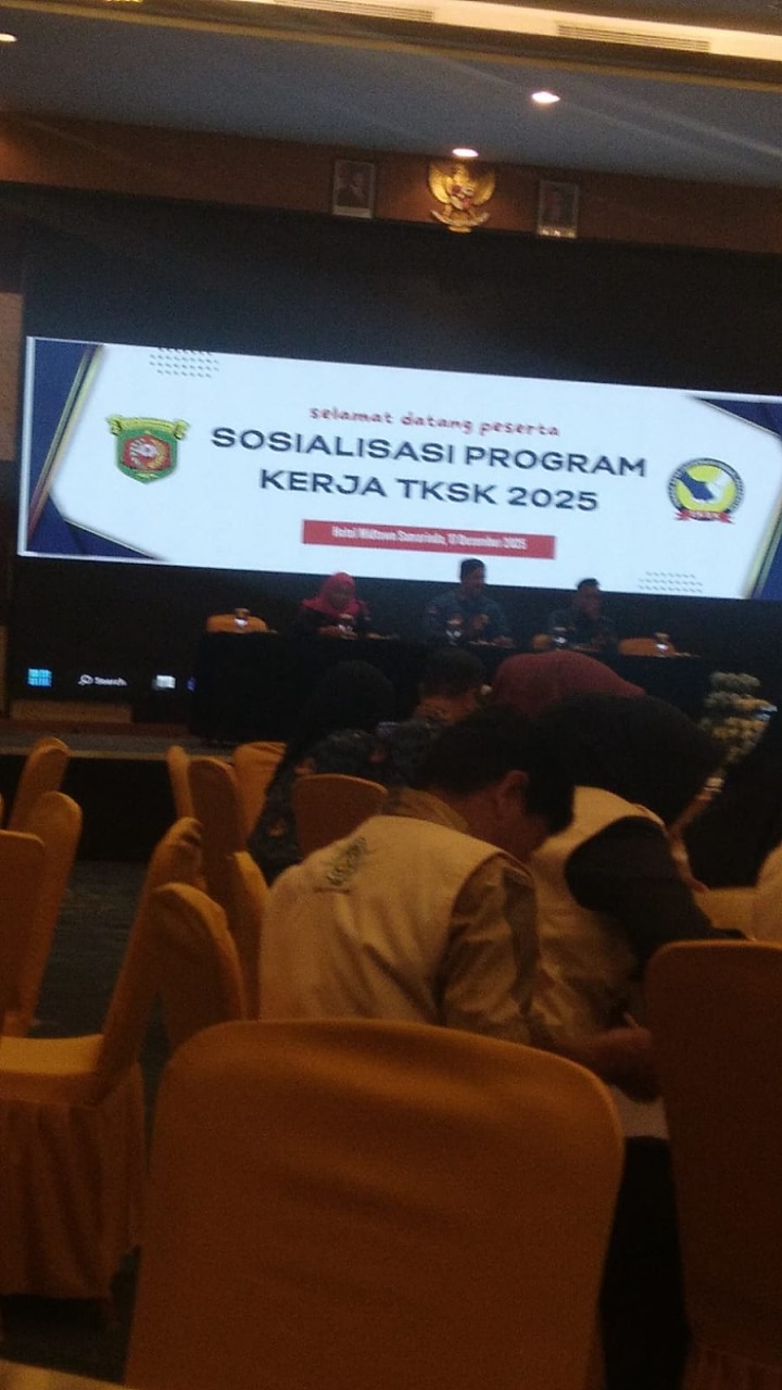 Sosialisasi Program Kerja Tenaga Kesejahteraan Sosial Kecamatan (TKSK) Kota Samarinda.