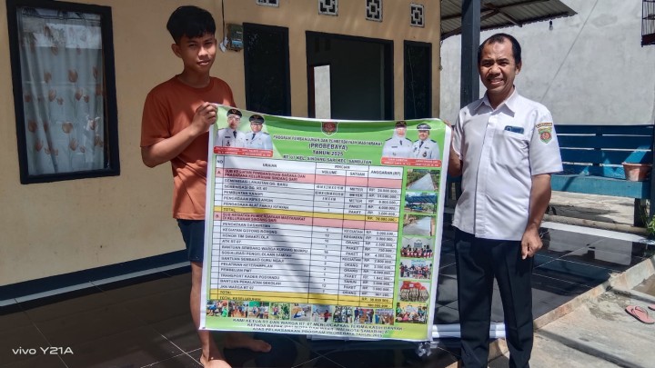 Monitoring Pembagian Benner Probebaya tahun 2025.