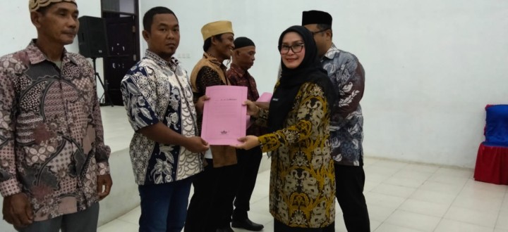 Pengukuhan Ketua RT terpilih dan Apresiasi serta pemberian penghargaan terhadap RT  dan pengurus PKK kelurahan Sindang sari yg purna tugas oleh camat sambutan, jajaran kelurahan,Bhabinkantibmas,Babinsa,ketua dan pengurus LPM,TPPKK ,Tokoh agama,tokoh masyarakat,para kader dan perwakilan warga masyarakat.