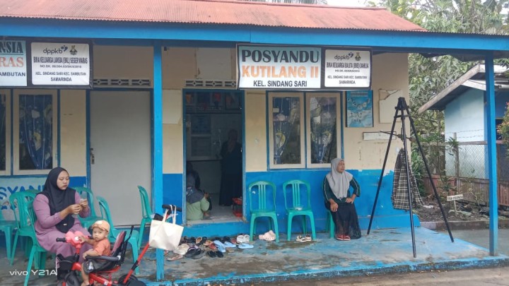 Posyandu Balita Kutilang II Kelurahan Sindang Sari.