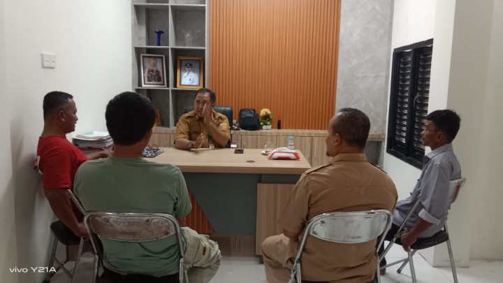 Rapat Internal Linmas Kelurahan Sindang Sari