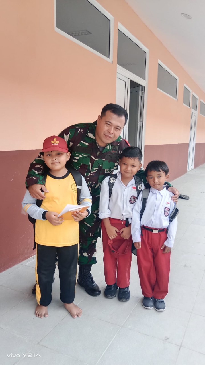 Monitoring dan silahturahmi ke Sekolah SD Negeri 013 Sindang Sari